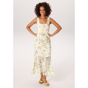 Sommerkleid ANISTON CASUAL, Damen, Gr. 38, N-Gr, mint, dunkelgrün, apricot rosé, khaki.malve, Mesh, Obermaterial: 95% Polyamid, 5% Elasthan. Futter: 100% Polyester, bedruckt, geblümt, figurbetont knöchelfrei, Rundhals, Kleider Sommerkleid, mit pastellfarb Sommerkleid ANISTON CASUAL, Damen, Gr. 38, N-Gr, mint, dunkelgrün, apricot rosé, khaki.malve, Mesh, Obermaterial: 95% Polyamid, 5% Elasthan. Futter: 100% Polyester, bedruckt, geblümt, figurbetont knöchelfrei, Rundhals, Kleider Sommerkleid, mit pastellfarb
