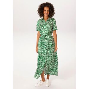 Sommerkleid ANISTON CASUAL, Damen, Gr. 46, N-Gr, smaragdgrün, wollweiß, Web, Obermaterial: 100% Viskose, bedruckt, geblümt, gemustert, figurumspielend lang, Kleider Sommerkleid, mit Ornamenten und grafischen Blumen bedruckt Sommerkleid ANISTON CASUAL, Damen, Gr. 46, N-Gr, smaragdgrün, wollweiß, Web, Obermaterial: 100% Viskose, bedruckt, geblümt, gemustert, figurumspielend lang, Kleider Sommerkleid, mit Ornamenten und grafischen Blumen bedruckt