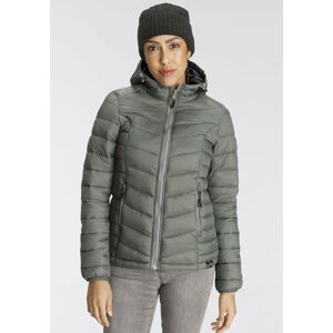 Steppjacke POLARINO, Damen, Gr. 44, grün (schwarz khaki), Web, Obermaterial: 100% Polyamid. Futter: 100% Polyamid. Wattierung: 100% Polyester, eingefasste Kante, Jacken Steppjacke, Übergangsjacke für kühle Tage, aus leichtem Webmaterial Steppjacke POLARINO, Damen, Gr. 44, grün (schwarz khaki), Web, Obermaterial: 100% Polyamid. Futter: 100% Polyamid. Wattierung: 100% Polyester, eingefasste Kante, Jacken Steppjacke, Übergangsjacke für kühle Tage, aus leichtem Webmaterial