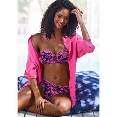 Longbluse LASCANA, Damen, Gr. 44, pink, Web, Obermaterial: 58% Viskose, 28% Baumwolle, 14% Leinen, unifarben, figurumspielend kniebedeckend, V-Ausschnitt, mit Riegel krempelbar, Blusen Longbluse, aus leichter Webware mit Leinenanteil, luftiges Blusenkleid Longbluse LASCANA, Damen, Gr. 44, pink, Web, Obermaterial: 58% Viskose, 28% Baumwolle, 14% Leinen, unifarben, figurumspielend kniebedeckend, V-Ausschnitt, mit Riegel krempelbar, Blusen Longbluse, aus leichter Webware mit Leinenanteil, luftiges Blusenkleid