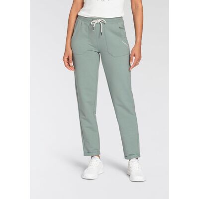 Jogginghose KANGAROOS, Damen, Gr. 48, N-Gr, grün (khaki, gau), Sweatware, Obermaterial: 95% Baumwolle, 5% Elasthan, bedruckt, unifarben, bequem knöchellang, Hosen Jogginghose, mit grossen Taschen Jogginghose KANGAROOS, Damen, Gr. 48, N-Gr, grün (khaki, gau), Sweatware, Obermaterial: 95% Baumwolle, 5% Elasthan, bedruckt, unifarben, bequem knöchellang, Hosen Jogginghose, mit grossen Taschen