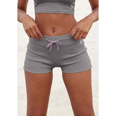 active by Lascana Shorts LASCANA ACTIVE, Damen, Gr. XS (32/34), N-Gr, grau (stone), Interlock, Obermaterial: 100% Baumwolle, unifarben, bequem kurz, Hosen Shorts, mit kleinen Seitenschlitzen active by Lascana Shorts LASCANA ACTIVE, Damen, Gr. XS (32/34), N-Gr, grau (stone), Interlock, Obermaterial: 100% Baumwolle, unifarben, bequem kurz, Hosen Shorts, mit kleinen Seitenschlitzen