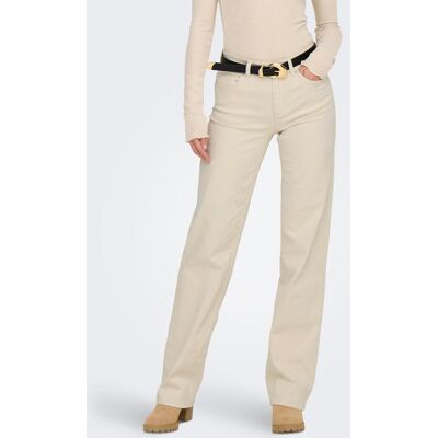 Straight-Jeans ONLY "ONLBLUSH MID STRAIGHT DNM DOT NOOS", Damen, Gr. XL (42), Länge 32, beige (ecru), Denim/Jeans, Obermaterial: 92% Baumwolle, 6% Elastomultiester, 2% Elasthan, unifarben, regular fit lang, Jeans Straight-Jeans, 5-Pocket Style Straight-Jeans ONLY "ONLBLUSH MID STRAIGHT DNM DOT NOOS", Damen, Gr. XL (42), Länge 32, beige (ecru), Denim/Jeans, Obermaterial: 92% Baumwolle, 6% Elastomultiester, 2% Elasthan, unifarben, regular fit lang, Jeans Straight-Jeans, 5-Pocket Style