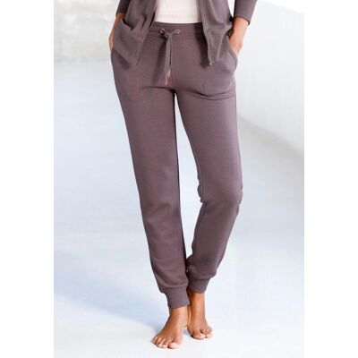 Loungehose BENCH. LOUNGEWEAR, Damen, Gr. 40/42, N-Gr, lila (mauve, meliert), Jersey, Obermaterial: 60% Baumwolle, 40% Polyester, meliert, unifarben, Basic, Basic lang, Hosen Loungehose, mit aufgesetzten Taschen, Loungewear Loungehose BENCH. LOUNGEWEAR, Damen, Gr. 40/42, N-Gr, lila (mauve, meliert), Jersey, Obermaterial: 60% Baumwolle, 40% Polyester, meliert, unifarben, Basic, Basic lang, Hosen Loungehose, mit aufgesetzten Taschen, Loungewear
