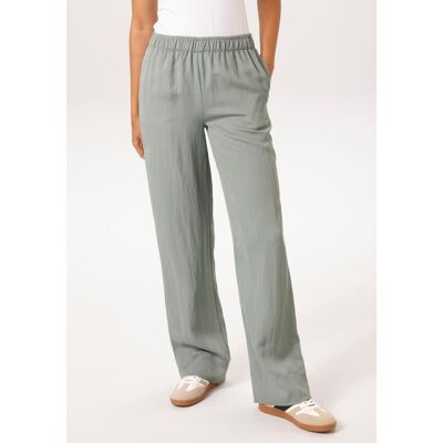 Schlupfhose ANISTON CASUAL, Damen, Gr. 44, N-Gr, grün (schilf), Twill, Obermaterial: 64% Lyocell, 30% Viskose, 6% Polyamid, unifarben, lässig geschnitten lang, Hosen Schlupfhose, in trendiger Twill-Qualität Schlupfhose ANISTON CASUAL, Damen, Gr. 44, N-Gr, grün (schilf), Twill, Obermaterial: 64% Lyocell, 30% Viskose, 6% Polyamid, unifarben, lässig geschnitten lang, Hosen Schlupfhose, in trendiger Twill-Qualität