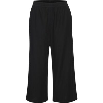 H.I.S. Culotte H.I.S, Damen, Gr. 48/50, N-Gr, schwarz, Obermaterial: 65% Lyocell, 35% Baumwolle, unifarben, Basic, figurumspielend ca. Mitte Wade, Hosen Culotte, weit geschnitten, in Denim Optik H.I.S. Culotte H.I.S, Damen, Gr. 48/50, N-Gr, schwarz, Obermaterial: 65% Lyocell, 35% Baumwolle, unifarben, Basic, figurumspielend ca. Mitte Wade, Hosen Culotte, weit geschnitten, in Denim Optik