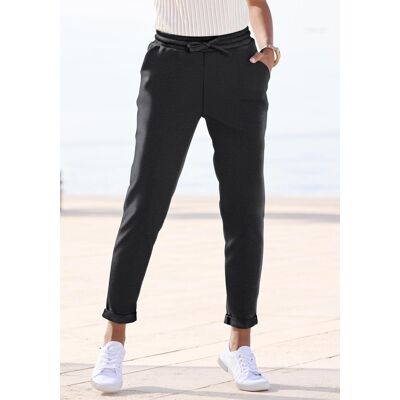 Jogger Pants VIVANCE "aus sommerlich leichtem Stoff", Damen, Gr. 36, N-Gr, schwarz, Jersey, Obermaterial: 79% Polyester, 19% Viskose, 2% Elasthan, unifarben, figurumspielend knöchelfrei, Hosen Jogger Pants, mit praktischen Eingrifftaschen, Schlupfhose, ca Jogger Pants VIVANCE "aus sommerlich leichtem Stoff", Damen, Gr. 36, N-Gr, schwarz, Jersey, Obermaterial: 79% Polyester, 19% Viskose, 2% Elasthan, unifarben, figurumspielend knöchelfrei, Hosen Jogger Pants, mit praktischen Eingrifftaschen, Schlupfhose, ca