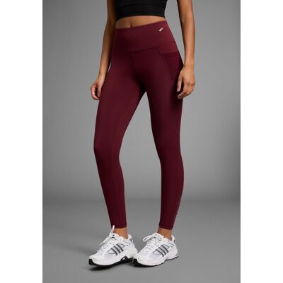 Funktionshose FAYN SPORTS "Push-up Lauf-Tights", Damen, Gr. 42, N-Gr, rot (bordeaux), Interlock, Obermaterial: 77% Polyester, 23% Elasthan, unifarben, schmal 7/8-Länge, Hosen Funktionshose, mit Taschen Funktionshose FAYN SPORTS "Push-up Lauf-Tights", Damen, Gr. 42, N-Gr, rot (bordeaux), Interlock, Obermaterial: 77% Polyester, 23% Elasthan, unifarben, schmal 7/8-Länge, Hosen Funktionshose, mit Taschen