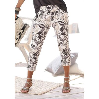 Jerseyhose BUFFALO "in 7/8-Länge für den Sommer", Damen, Gr. 34, N-Gr, bunt (bedruckt), Jersey, Obermaterial: 95% Viskose, 5% Elasthan, bedruckt, figurumspielend 7/8-Länge, Hosen Jerseyhose, mit Alloverdruck und Taschen, leichte Sommerhose, elastisch Jerseyhose BUFFALO "in 7/8-Länge für den Sommer", Damen, Gr. 34, N-Gr, bunt (bedruckt), Jersey, Obermaterial: 95% Viskose, 5% Elasthan, bedruckt, figurumspielend 7/8-Länge, Hosen Jerseyhose, mit Alloverdruck und Taschen, leichte Sommerhose, elastisch