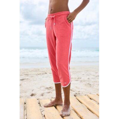 Relax-Caprihose KANGAROOS, Damen, Gr. 44/46, N-Gr, peach, Frottee, Obermaterial: 50% Baumwolle, 48% Polyester, 2% Elasthan, unifarben, Basic, ca. Mitte Wade, Hosen Relax-Caprihose, mit sportlichem Seitenstreifen und weichem Frottee Material Relax-Caprihose KANGAROOS, Damen, Gr. 44/46, N-Gr, peach, Frottee, Obermaterial: 50% Baumwolle, 48% Polyester, 2% Elasthan, unifarben, Basic, ca. Mitte Wade, Hosen Relax-Caprihose, mit sportlichem Seitenstreifen und weichem Frottee Material