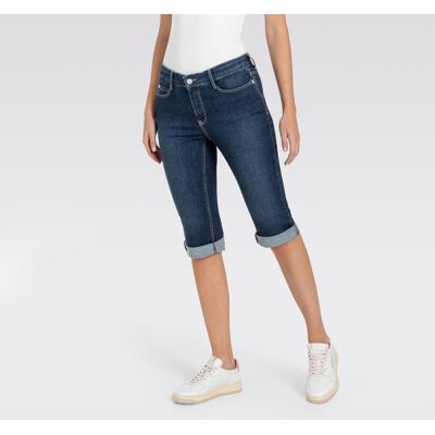 Caprijeans MAC "Dream-Sum", Damen, Gr. 44, N-Gr, blau (dunkelblau basic used), Denim/Jeans, Obermaterial: 75% Baumwolle, 12% Modal, 9% Polyester, 4% Elasthan, figurbetont kniebedeckend, Jeans Caprijeans, Bequemer Sitz mit krempelbarem Saum Caprijeans MAC "Dream-Sum", Damen, Gr. 44, N-Gr, blau (dunkelblau basic used), Denim/Jeans, Obermaterial: 75% Baumwolle, 12% Modal, 9% Polyester, 4% Elasthan, figurbetont kniebedeckend, Jeans Caprijeans, Bequemer Sitz mit krempelbarem Saum