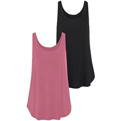 Longtop LASCANA "mit gerundetem Saum", Damen, Gr. 36/38, lila (beere, schwarz), Single Jersey, Obermaterial: 95% Viskose (LENZING™ ECOVERO™), 5% Elasthan, unifarben, Basic, bequem Po-bedeckend, Rundhals, Tops Longtop, Sommertop aus luftigem Viskose-Stretc Longtop LASCANA "mit gerundetem Saum", Damen, Gr. 36/38, lila (beere, schwarz), Single Jersey, Obermaterial: 95% Viskose (LENZING™ ECOVERO™), 5% Elasthan, unifarben, Basic, bequem Po-bedeckend, Rundhals, Tops Longtop, Sommertop aus luftigem Viskose-Stretc