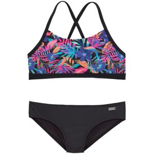 Bustier-Bikini BENCH. "Pitch Kids", Mädchen, Gr. 170/176, N-Gr, bunt, Polyamid, bedruckt, floral, Bikini-Sets Bustier-Bikini, mit trendigem Dschungeldruck Bustier-Bikini BENCH. "Pitch Kids", Mädchen, Gr. 170/176, N-Gr, bunt, Polyamid, bedruckt, floral, Bikini-Sets Bustier-Bikini, mit trendigem Dschungeldruck