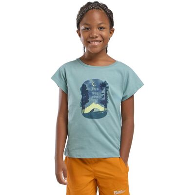 T-Shirt JACK WOLFSKIN, Jungen, Gr. 116, grün (print soft j), Obermaterial: 100% Baumwolle, Shirts T-Shirt T-Shirt JACK WOLFSKIN, Jungen, Gr. 116, grün (print soft j), Obermaterial: 100% Baumwolle, Shirts T-Shirt