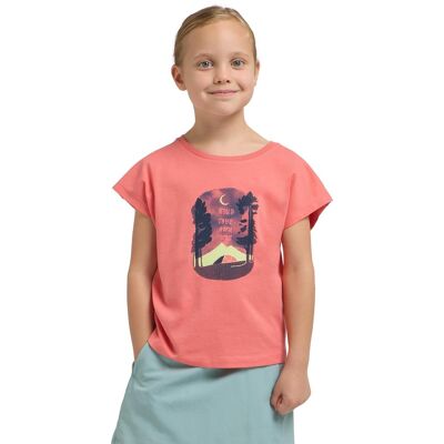 T-Shirt JACK WOLFSKIN, Jungen, Gr. 152, rosa (print sunset), Obermaterial: 100% Baumwolle, Shirts T-Shirt T-Shirt JACK WOLFSKIN, Jungen, Gr. 152, rosa (print sunset), Obermaterial: 100% Baumwolle, Shirts T-Shirt