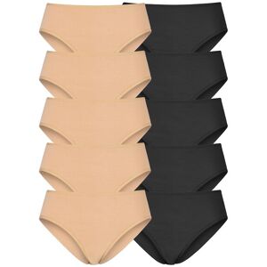 Jazz-Pants Slips PETITE FLEUR, Damen, Gr. 36/38, schwarz (beige, schwarz), Obermaterial: 95% Baumwolle, 5% Elasthan, unifarben, körpernah, Unterhosen Jazz-Pants Slips, aus elastischer Baumwolle Jazz-Pants Slips PETITE FLEUR, Damen, Gr. 36/38, schwarz (beige, schwarz), Obermaterial: 95% Baumwolle, 5% Elasthan, unifarben, körpernah, Unterhosen Jazz-Pants Slips, aus elastischer Baumwolle