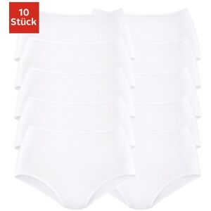 Taillenslip PETITE FLEUR, Damen, Gr. 36/38, weiss (weiß), Single Jersey, Obermaterial: 95% Baumwolle, 5% Elasthan, unifarben, körpernah, Unterhosen Taillenslip, aus elastischer Baumwolle Taillenslip PETITE FLEUR, Damen, Gr. 36/38, weiss (weiß), Single Jersey, Obermaterial: 95% Baumwolle, 5% Elasthan, unifarben, körpernah, Unterhosen Taillenslip, aus elastischer Baumwolle