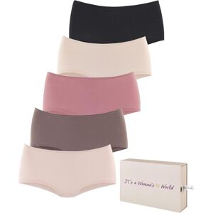 Panty LASCANA, Damen, Gr. 32/34, rosa (taupe, rose, beige, altrosa, schwarz), Single Jersey, Obermaterial: 95% Baumwolle, 5% Elasthan, unifarben, körpernah, Unterhosen Panty, aus Baumwolle, mit schöner Aufbewahrungsbox Panty LASCANA, Damen, Gr. 32/34, rosa (taupe, rose, beige, altrosa, schwarz), Single Jersey, Obermaterial: 95% Baumwolle, 5% Elasthan, unifarben, körpernah, Unterhosen Panty, aus Baumwolle, mit schöner Aufbewahrungsbox