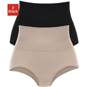 Formslip PETITE FLEUR, Damen, Gr. 48/50, schwarz (schwarz, beige), Obermaterial: 65% Baumwolle, 20% Elasthan, 15% Polyamid, unifarben, Unterhosen Formslip, aus elastischer Baumwolle, Shape wear Formslip PETITE FLEUR, Damen, Gr. 48/50, schwarz (schwarz, beige), Obermaterial: 65% Baumwolle, 20% Elasthan, 15% Polyamid, unifarben, Unterhosen Formslip, aus elastischer Baumwolle, Shape wear