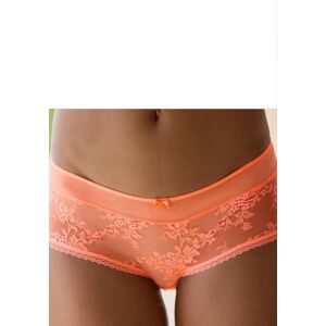 Panty LASCANA, Damen, Gr. 32/34, orange (neon pfirsich), Spitze, Obermaterial: 88% Polyamid, 12% Elasthan, Unterhosen Panty, aus floraler Jacquardspitze Panty LASCANA, Damen, Gr. 32/34, orange (neon pfirsich), Spitze, Obermaterial: 88% Polyamid, 12% Elasthan, Unterhosen Panty, aus floraler Jacquardspitze