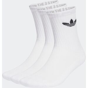 Sportsocken ADIDAS ORIGINALS "TREFOIL CUSHION CREW SOCKEN, 3 PAAR", Damen, Gr. M (40/42), weiss (weiß), Obermaterial: 65% Baumwolle, 31% Polyester, 3% Elasthan, 1% sonstige Fasern, Socken Sportsocken, für Erwachsene, 3er-Pack, mit Logodruck, wadenlang Sportsocken ADIDAS ORIGINALS "TREFOIL CUSHION CREW SOCKEN, 3 PAAR", Damen, Gr. M (40/42), weiss (weiß), Obermaterial: 65% Baumwolle, 31% Polyester, 3% Elasthan, 1% sonstige Fasern, Socken Sportsocken, für Erwachsene, 3er-Pack, mit Logodruck, wadenlang