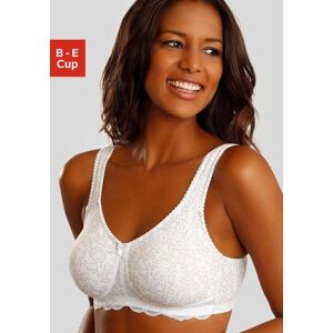 Entlastungs-BH NUANCE, Damen, Gr. 100, Cup C, grau (weiß, taupe), Spitze, Obermaterial: 85% Baumwolle, 10% Polyamid, 5% Elasthan, BHs Entlastungs-BH, ohne Bügel aus Baumwolle – auch ideal für grosse Grössen Entlastungs-BH NUANCE, Damen, Gr. 100, Cup C, grau (weiß, taupe), Spitze, Obermaterial: 85% Baumwolle, 10% Polyamid, 5% Elasthan, BHs Entlastungs-BH, ohne Bügel aus Baumwolle – auch ideal für grosse Grössen