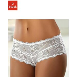 Panty VIVANCE "Premium Dessous", Damen, Gr. 40/42, weiss (weiß), Spitze, Obermaterial: 90% Polyamid, 10% Elasthan, körpernah, Unterhosen Panty, im attraktiven Doppelpack aus edler Spitze Panty VIVANCE "Premium Dessous", Damen, Gr. 40/42, weiss (weiß), Spitze, Obermaterial: 90% Polyamid, 10% Elasthan, körpernah, Unterhosen Panty, im attraktiven Doppelpack aus edler Spitze