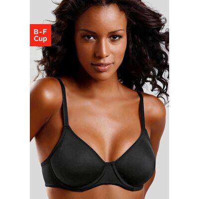 T-Shirt-BH LASCANA "perfect basic", Damen, Gr. 75, Cup C, schwarz, Microtouch, Obermaterial: 82% Polyamid (TACTEL), 18% Elasthan (LYCRA), Basic, BHs T-Shirt-BH, mit Bügel, ohne Schale, Basic Dessous T-Shirt-BH LASCANA "perfect basic", Damen, Gr. 75, Cup C, schwarz, Microtouch, Obermaterial: 82% Polyamid (TACTEL), 18% Elasthan (LYCRA), Basic, BHs T-Shirt-BH, mit Bügel, ohne Schale, Basic Dessous