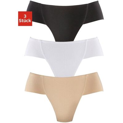 Formstring PETITE FLEUR, Damen, Gr. 36/38, beige (beige, schwarz, weiß), Jersey, Obermaterial: 90% Baumwolle, 10% Elasthan (LYCRA SPORT). Meshfutter: 90% Polyamid, 10% Elasthan, unifarben, körpernah, Unterhosen Formstring, Bodyforming Slip aus elastischer Formstring PETITE FLEUR, Damen, Gr. 36/38, beige (beige, schwarz, weiß), Jersey, Obermaterial: 90% Baumwolle, 10% Elasthan (LYCRA SPORT). Meshfutter: 90% Polyamid, 10% Elasthan, unifarben, körpernah, Unterhosen Formstring, Bodyforming Slip aus elastischer