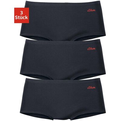 Panty S.OLIVER, Damen, Gr. 40/42 (L), schwarz, Jersey, Obermaterial: 90% Baumwolle, 10% Elasthan (LYCRA), unifarben, körpernah, Unterhosen Panty, aus elastischer Baumwoll-Qualität Panty S.OLIVER, Damen, Gr. 40/42 (L), schwarz, Jersey, Obermaterial: 90% Baumwolle, 10% Elasthan (LYCRA), unifarben, körpernah, Unterhosen Panty, aus elastischer Baumwoll-Qualität