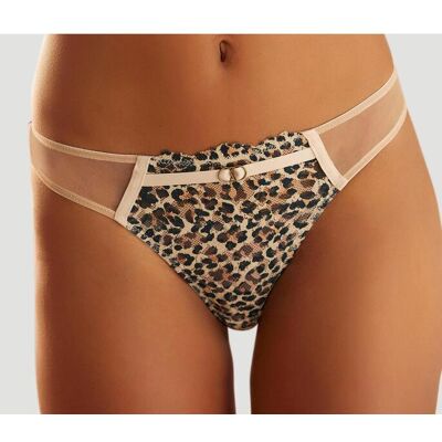 String LASCANA, Damen, Gr. 40/42, beige (leodruck), Microtouch, Obermaterial: 88% Polyamid, 12% Elasthan, figurbetont, Unterhosen String, in aufregendem Leo-Look String LASCANA, Damen, Gr. 40/42, beige (leodruck), Microtouch, Obermaterial: 88% Polyamid, 12% Elasthan, figurbetont, Unterhosen String, in aufregendem Leo-Look
