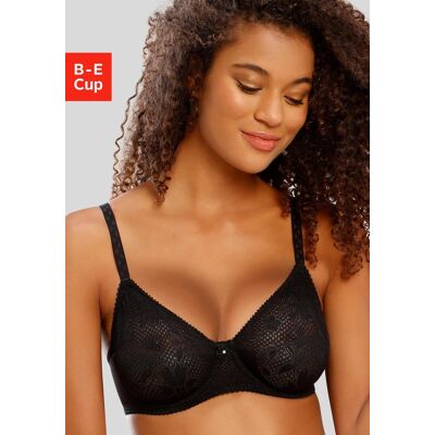 T-Shirt-BH NUANCE, Damen, Gr. 85, Cup C, schwarz, Spitze, Obermaterial: 80% Polyamid, 20% Elasthan, BHs T-Shirt-BH, mit Bügel, mit nahtlosen Cups aus glatter Spitze, Dessous T-Shirt-BH NUANCE, Damen, Gr. 85, Cup C, schwarz, Spitze, Obermaterial: 80% Polyamid, 20% Elasthan, BHs T-Shirt-BH, mit Bügel, mit nahtlosen Cups aus glatter Spitze, Dessous