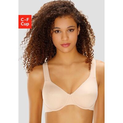 Minimizer-BH LASCANA, Damen, Gr. 90, Cup D, braun (toffee), Microtouch, Obermaterial: 82% Polyamid (TACTEL), 18% Elasthan (LYCRA), BHs Minimizer-BH, mit Bügel aus seidiger Microfaser – ideal für grosse Grössen Minimizer-BH LASCANA, Damen, Gr. 90, Cup D, braun (toffee), Microtouch, Obermaterial: 82% Polyamid (TACTEL), 18% Elasthan (LYCRA), BHs Minimizer-BH, mit Bügel aus seidiger Microfaser – ideal für grosse Grössen
