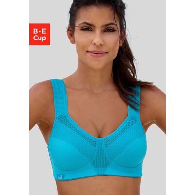 H.I.S. Sport-BH H.I.S, Damen, Gr. 100, Cup C, blau (türkis), Microtouch, Obermaterial: 90% Polyester (COOLMAX), 10% Elasthan, BHs Sport-BH, ohne Bügel aus schnell trocknendem COOLMAX-Material H.I.S. Sport-BH H.I.S, Damen, Gr. 100, Cup C, blau (türkis), Microtouch, Obermaterial: 90% Polyester (COOLMAX), 10% Elasthan, BHs Sport-BH, ohne Bügel aus schnell trocknendem COOLMAX-Material