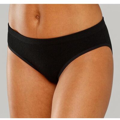 Slip LASCANA, Damen, Gr. 36/38, schwarz, Jersey, Obermaterial: 58% Baumwolle, 39% Polyamid, 3% Elasthan, figurbetont, Unterhosen Slip, aus angenehm weicher Baumwolle Slip LASCANA, Damen, Gr. 36/38, schwarz, Jersey, Obermaterial: 58% Baumwolle, 39% Polyamid, 3% Elasthan, figurbetont, Unterhosen Slip, aus angenehm weicher Baumwolle