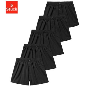 H.I.S. Weiter Boxer H.I.S "Herren Boxer", Herren, Gr. 6L, 5 Stk., schwarz, Jersey, Obermaterial: 95% Baumwolle, 5% Elasthan, unifarben, bequem, Unterhosen Weiter Boxer, weite Passform, Komfortbund, aus Baumwoll-Stretch H.I.S. Weiter Boxer H.I.S "Herren Boxer", Herren, Gr. 6L, 5 Stk., schwarz, Jersey, Obermaterial: 95% Baumwolle, 5% Elasthan, unifarben, bequem, Unterhosen Weiter Boxer, weite Passform, Komfortbund, aus Baumwoll-Stretch