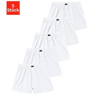 H.I.S. Weiter Boxer H.I.S "Herren Boxer", Herren, Gr. 9 (XXXL), 5 Stk., weiss (weiß), Jersey, Obermaterial: 95% Baumwolle, 5% Elasthan, unifarben, bequem, Unterhosen Weiter Boxer, weite Passform, Komfortbund, aus Baumwoll-Stretch H.I.S. Weiter Boxer H.I.S "Herren Boxer", Herren, Gr. 9 (XXXL), 5 Stk., weiss (weiß), Jersey, Obermaterial: 95% Baumwolle, 5% Elasthan, unifarben, bequem, Unterhosen Weiter Boxer, weite Passform, Komfortbund, aus Baumwoll-Stretch