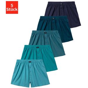 H.I.S. Weiter Boxer H.I.S "Herren Boxer", Herren, Gr. 8 (XXL), 5 Stk., bunt (hellblau, hellpetrol, petrol, dunkelpetrol, navy), Jersey, Obermaterial: 95% Baumwolle, 5% Elasthan, unifarben, bequem, Unterhosen Weiter Boxer, weite Passform, Komfortbund, aus H.I.S. Weiter Boxer H.I.S "Herren Boxer", Herren, Gr. 8 (XXL), 5 Stk., bunt (hellblau, hellpetrol, petrol, dunkelpetrol, navy), Jersey, Obermaterial: 95% Baumwolle, 5% Elasthan, unifarben, bequem, Unterhosen Weiter Boxer, weite Passform, Komfortbund, aus