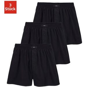 H.I.S. Weiter Boxer H.I.S, Herren, Gr. 3, 3 Stk., schwarz, Jersey, Obermaterial: 95% Baumwolle, 5% Elasthan, unifarben, bequem, Unterhosen Weiter Boxer, in legerer Passform H.I.S. Weiter Boxer H.I.S, Herren, Gr. 3, 3 Stk., schwarz, Jersey, Obermaterial: 95% Baumwolle, 5% Elasthan, unifarben, bequem, Unterhosen Weiter Boxer, in legerer Passform