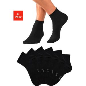 Kurzsocken BENCH., Herren, Gr. 39-42, schwarz (6x schwarz), Baumwollmischung, unifarben, elastisch, Socken Kurzsocken, mit eingestricktem Markenlogo im Bündchen Kurzsocken BENCH., Herren, Gr. 39-42, schwarz (6x schwarz), Baumwollmischung, unifarben, elastisch, Socken Kurzsocken, mit eingestricktem Markenlogo im Bündchen