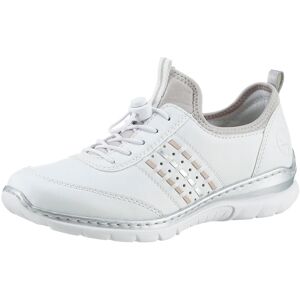 Slip-On Sneaker RIEKER, Damen, Gr. 40, weiss (weiß, beige), Lederimitat, Textil, Schuhe Slip-On Sneaker, Slipper, Schlupfschuh, Freizeitschuh 150 Jahre RIEKER Jubiläumsartikel Slip-On Sneaker RIEKER, Damen, Gr. 40, weiss (weiß, beige), Lederimitat, Textil, Schuhe Slip-On Sneaker, Slipper, Schlupfschuh, Freizeitschuh 150 Jahre RIEKER Jubiläumsartikel