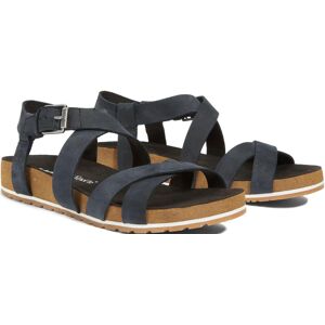 Sandale TIMBERLAND "MALIBU WAVES BACKSTRAP SANDAL", Damen, Gr. 41, schwarz, Leder, Schuhe Sandale, aus Leder Sandale TIMBERLAND "MALIBU WAVES BACKSTRAP SANDAL", Damen, Gr. 41, schwarz, Leder, Schuhe Sandale, aus Leder