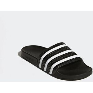 Badesandale ADIDAS ORIGINALS "ADILETTE", Damen, Gr. 50, schwarz-weiss (core schwarz, weiß, core schwarz), Synthetik, Schuhe Badesandale, Badelatschen Badesandale ADIDAS ORIGINALS "ADILETTE", Damen, Gr. 50, schwarz-weiss (core schwarz, weiß, core schwarz), Synthetik, Schuhe Badesandale, Badelatschen