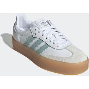 Sneaker ADIDAS ORIGINALS "SAMBAE", Damen, Gr. 42, grün (cloud weiß, wonder blau, sanftes weiß), Leder, Schuhe Sneaker Sneaker ADIDAS ORIGINALS "SAMBAE", Damen, Gr. 42, grün (cloud weiß, wonder blau, sanftes weiß), Leder, Schuhe Sneaker