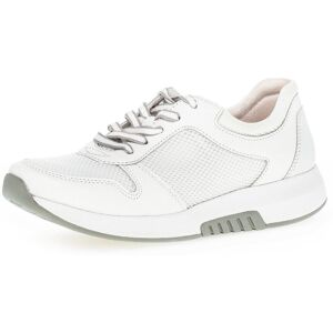 Keilsneaker ROLLINGSOFT, Damen, Gr. 37, weiss (weiß), Kalbsleder, Textil, unifarben, Schuhe Keilsneaker, mit Label an der Ferse, Freizeitschuh, Halbschuh, Schnürschuh Keilsneaker ROLLINGSOFT, Damen, Gr. 37, weiss (weiß), Kalbsleder, Textil, unifarben, Schuhe Keilsneaker, mit Label an der Ferse, Freizeitschuh, Halbschuh, Schnürschuh