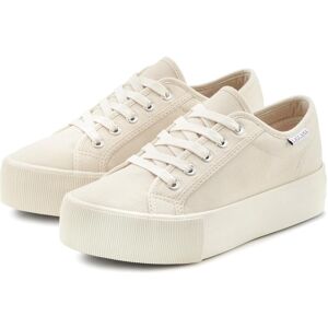Sneaker LASCANA, Damen, Gr. 37, beige, Obermaterial: 100% Textilmaterial. Decksohle: 100% Textilmaterial. Futter: 100% Textilmaterial. Laufsohle: 100% Synthetik, unifarben, Schuhe Sneaker, Schnürhalbschuh, Freizeitschuh aus Textil mit Plateausohle Sneaker LASCANA, Damen, Gr. 37, beige, Obermaterial: 100% Textilmaterial. Decksohle: 100% Textilmaterial. Futter: 100% Textilmaterial. Laufsohle: 100% Synthetik, unifarben, Schuhe Sneaker, Schnürhalbschuh, Freizeitschuh aus Textil mit Plateausohle