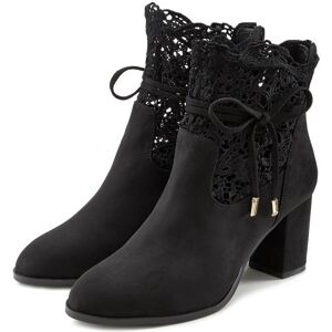 High-Heel-Stiefelette LASCANA "Sommerstiefelette", Damen, Gr. 39, schwarz, Obermaterial: 100% Textilmaterial. Decksohle: 100% Lederimitat. Futter: 100% Textilmaterial. Laufsohle: 100% Synthetik, unifarben, festlich, Schuhe High-Heel-Stiefelette, mit modis High-Heel-Stiefelette LASCANA "Sommerstiefelette", Damen, Gr. 39, schwarz, Obermaterial: 100% Textilmaterial. Decksohle: 100% Lederimitat. Futter: 100% Textilmaterial. Laufsohle: 100% Synthetik, unifarben, festlich, Schuhe High-Heel-Stiefelette, mit modis