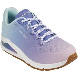 Sneaker SKECHERS "UNO 2 OMBRE AWAY", Damen, Gr. 36, blau (blau kombiniert), Lederimitat, mehrfarbig, Schuhe Sneaker, Freizeitschuh, Halbschuh, Schnürschuh in leuchtender Farbkombi Sneaker SKECHERS "UNO 2 OMBRE AWAY", Damen, Gr. 36, blau (blau kombiniert), Lederimitat, mehrfarbig, Schuhe Sneaker, Freizeitschuh, Halbschuh, Schnürschuh in leuchtender Farbkombi