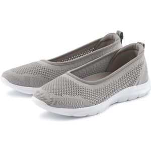 Sneaker Ballerinas LASCANA "Halbschuh, Slip-On-Sneaker", Damen, Gr. 35, grau, Obermaterial: 100% Textilmaterial. Decksohle: 100% Textilmaterial. Futter: 100% Textilmaterial. Laufsohle: 100% Synthetik, unifarben, Schuhe Sneaker Ballerinas, zum Reinschlüpfe Sneaker Ballerinas LASCANA "Halbschuh, Slip-On-Sneaker", Damen, Gr. 35, grau, Obermaterial: 100% Textilmaterial. Decksohle: 100% Textilmaterial. Futter: 100% Textilmaterial. Laufsohle: 100% Synthetik, unifarben, Schuhe Sneaker Ballerinas, zum Reinschlüpfe