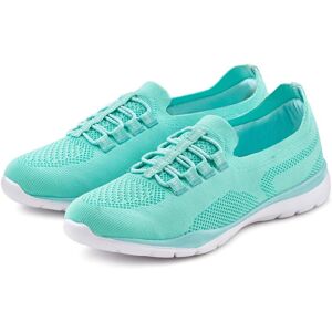 Sneaker LASCANA "Slipper, Halbschuh, Slip-On-Sneaker", Damen, Gr. 40, blau (mint), Obermaterial: 100% Textilmaterial. Decksohle: 100% Textilmaterial. Futter: 100% Textilmaterial. Laufsohle: 100% Synthetik, unifarben, Basic, Schuhe Sneaker, aus leichtem Te Sneaker LASCANA "Slipper, Halbschuh, Slip-On-Sneaker", Damen, Gr. 40, blau (mint), Obermaterial: 100% Textilmaterial. Decksohle: 100% Textilmaterial. Futter: 100% Textilmaterial. Laufsohle: 100% Synthetik, unifarben, Basic, Schuhe Sneaker, aus leichtem Te